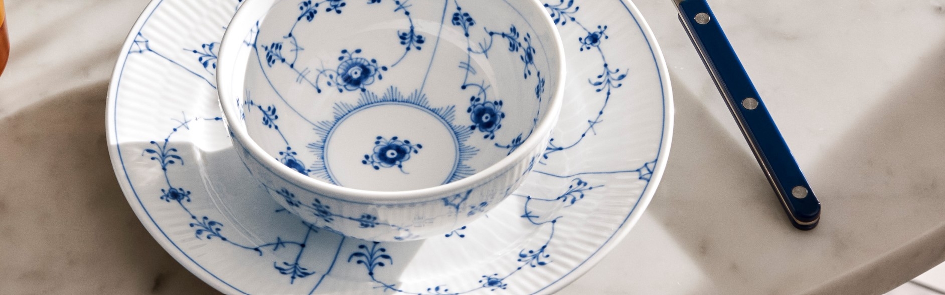 Royal Copenhagen Blue Fluted Plain