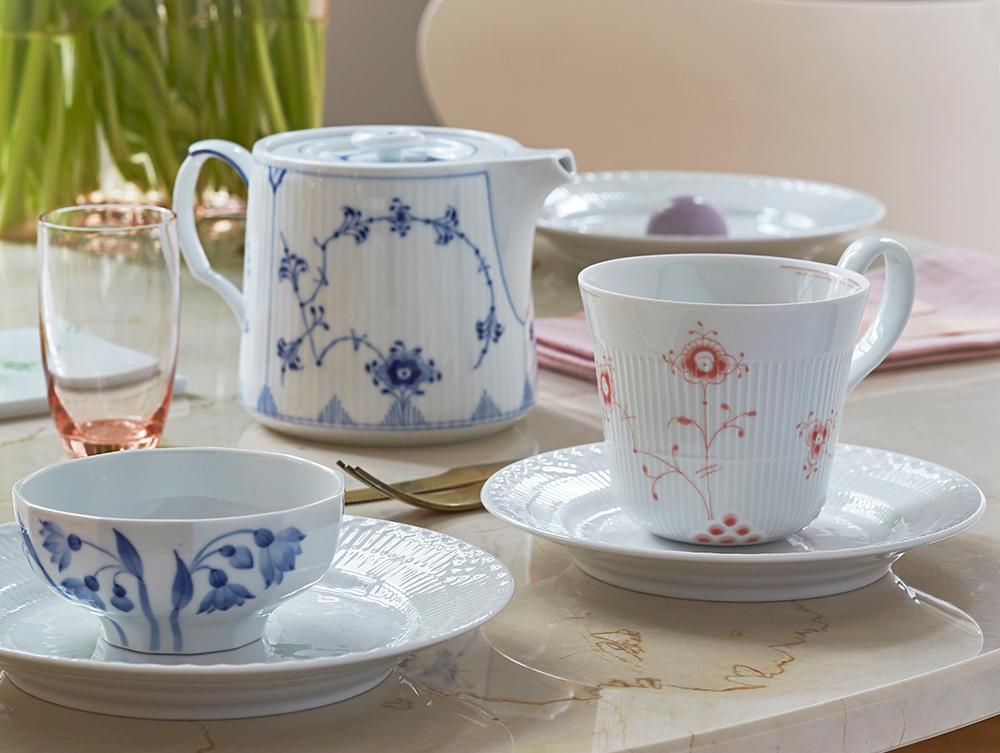 Royal Copenhagen kaffekopp tekopp servise