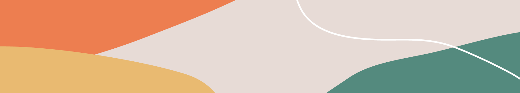 Abstrakti tausta oranssilla, keltaisilla, vihreillä ja kermanvalkoisilla pyöreillä muodoilla