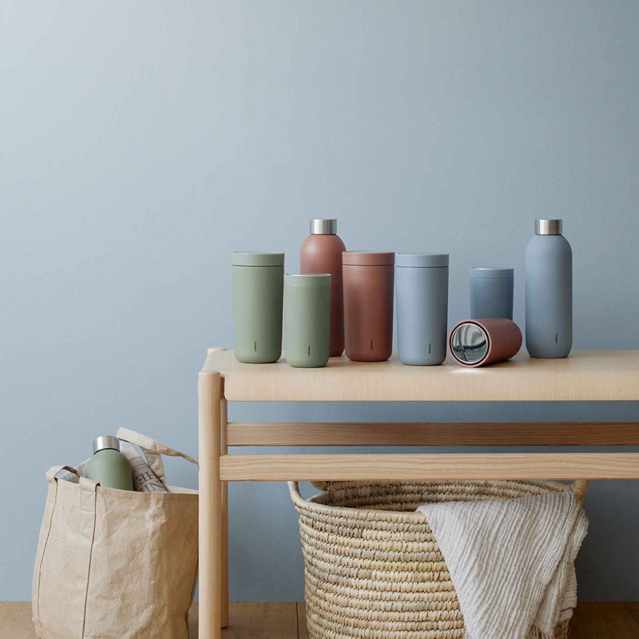 Termokrus Stelton i pastellfarger