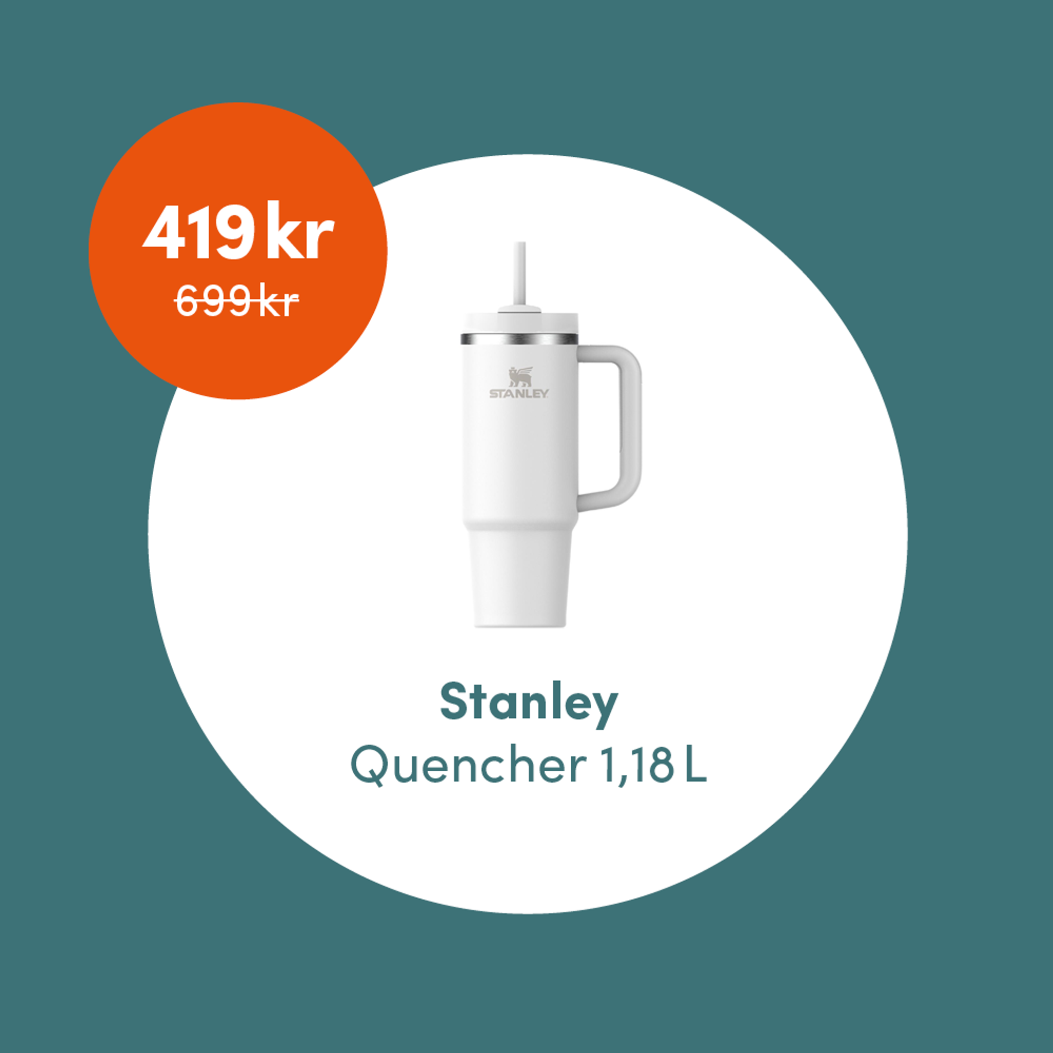 Medlemsklipp! Stanley Quencher tumbler 419 kr