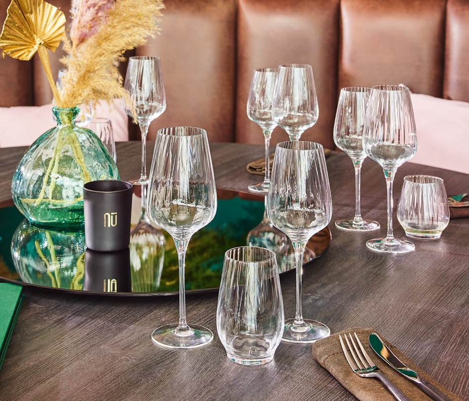 Glas i olika storlekar och former från Chef & Sommelier