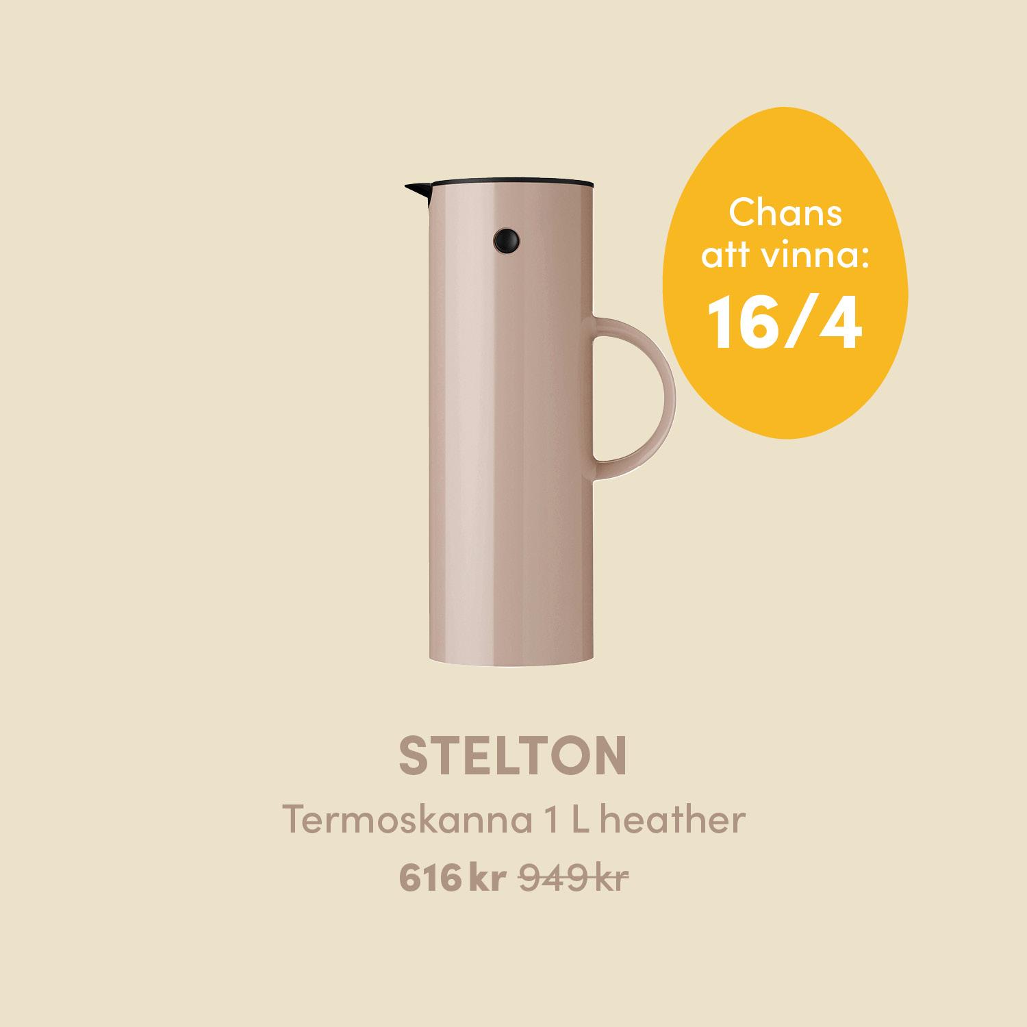 Lucka 12 - Stelton termoskanna 1 L heather