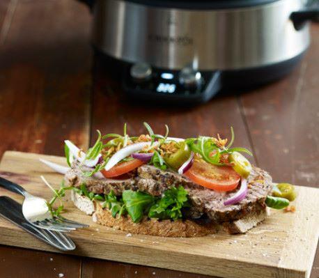 Sandwich med Oksebryst