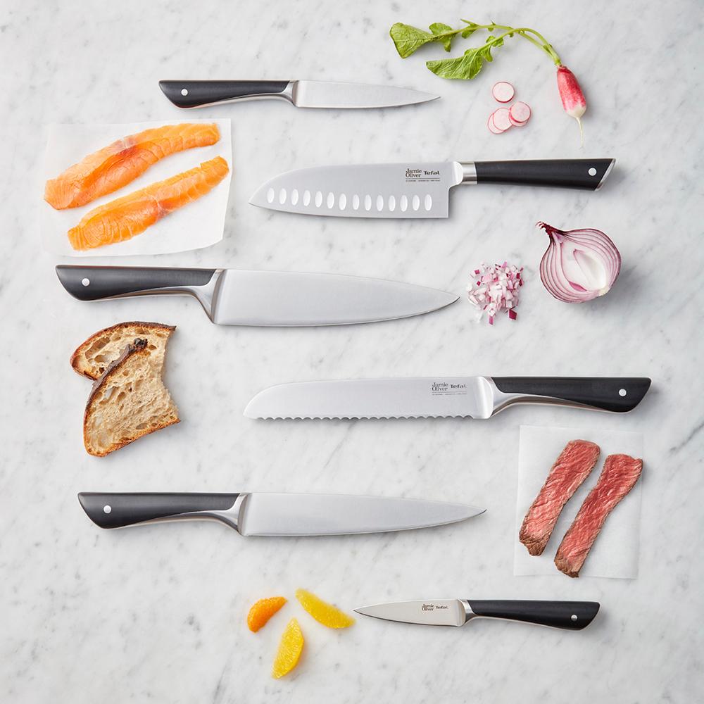 Jamie oliver keittiöveitset tomaattiveitsi kokkiveitsi vihannesveitsi leipäveitsi