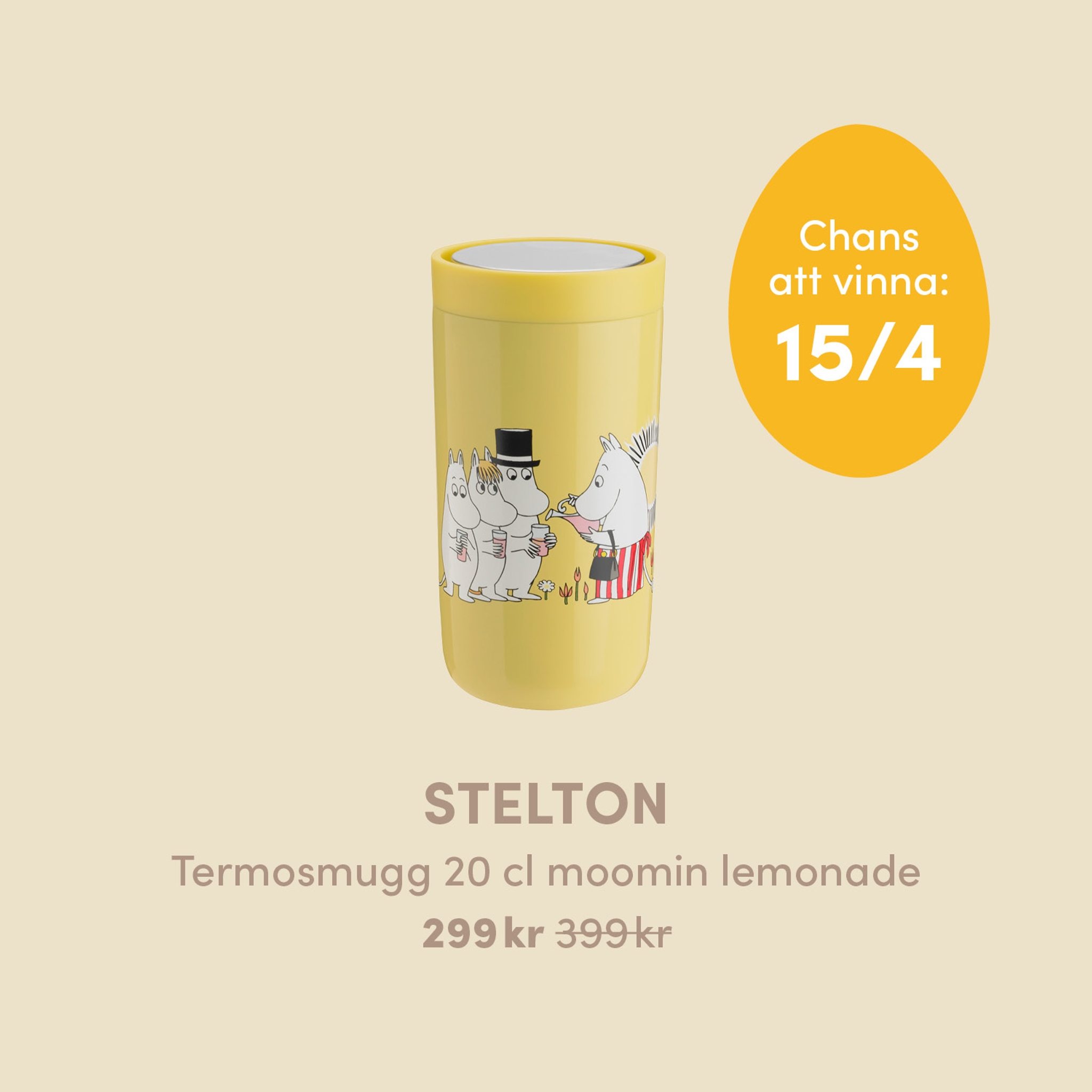 Lucka 11 - Stelton termosmugg 20 cl moomin lemonade