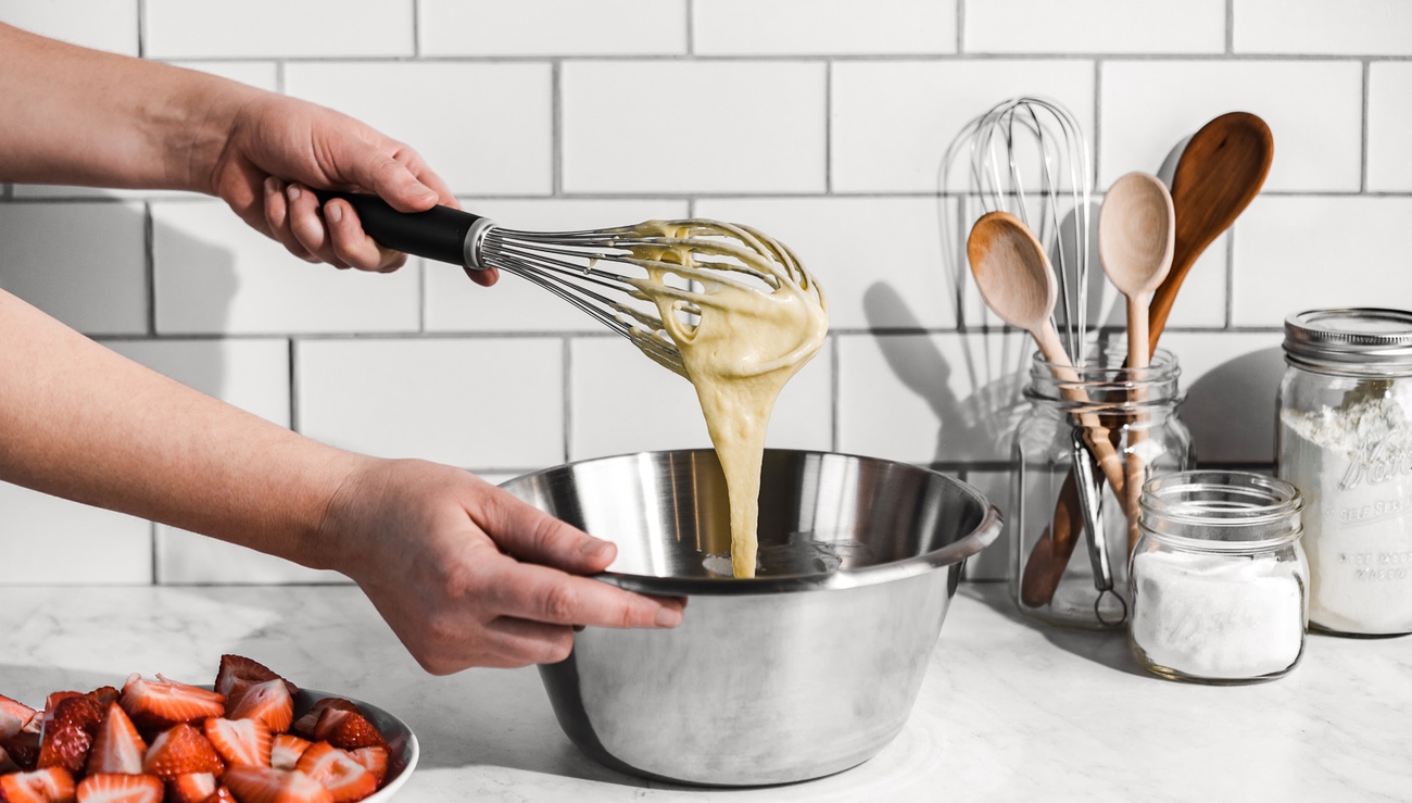 Ballongvisp visp røre i rustfri stål bolle