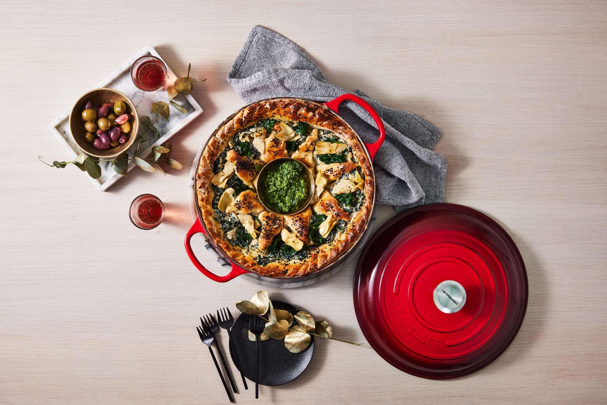 Le Creuset Signature gryte rød