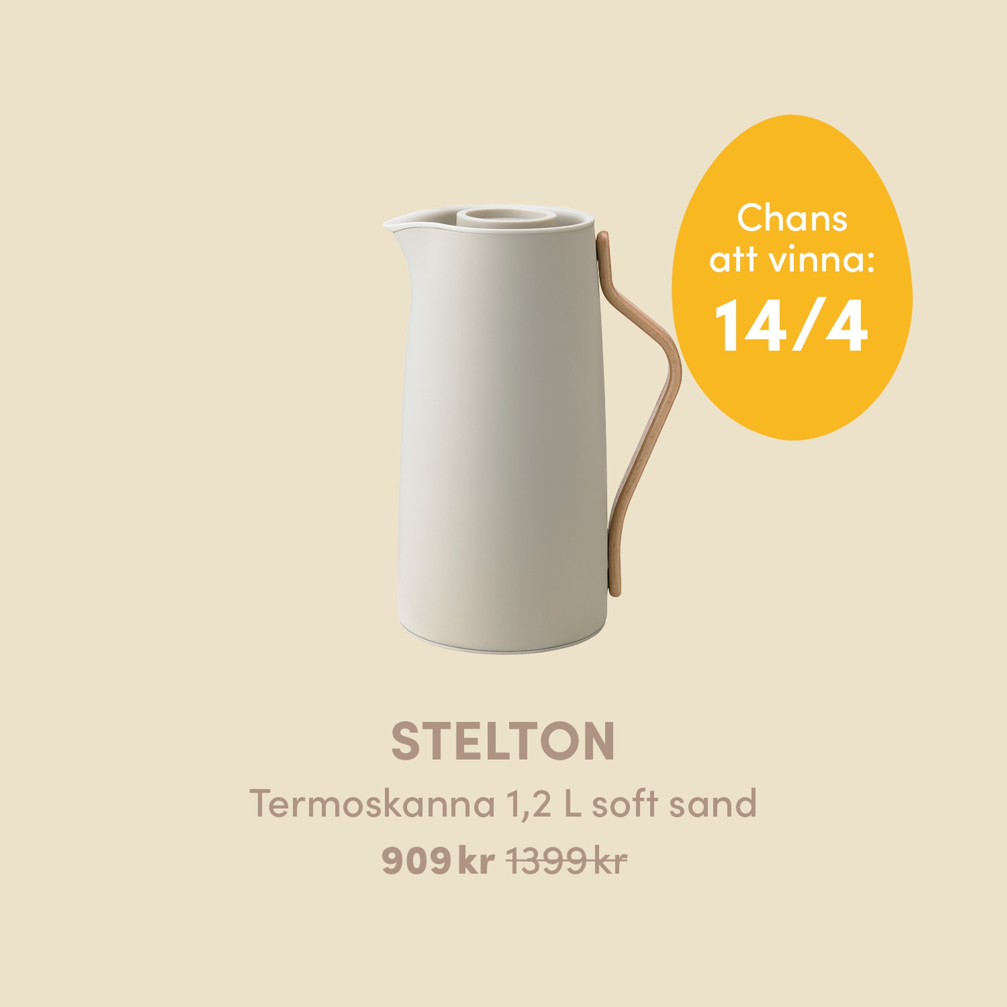 Stelton termoskanna 1,2 L