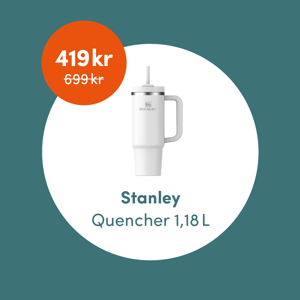Medlemsklipp! Stanley Quencher tumbler 419 kr
