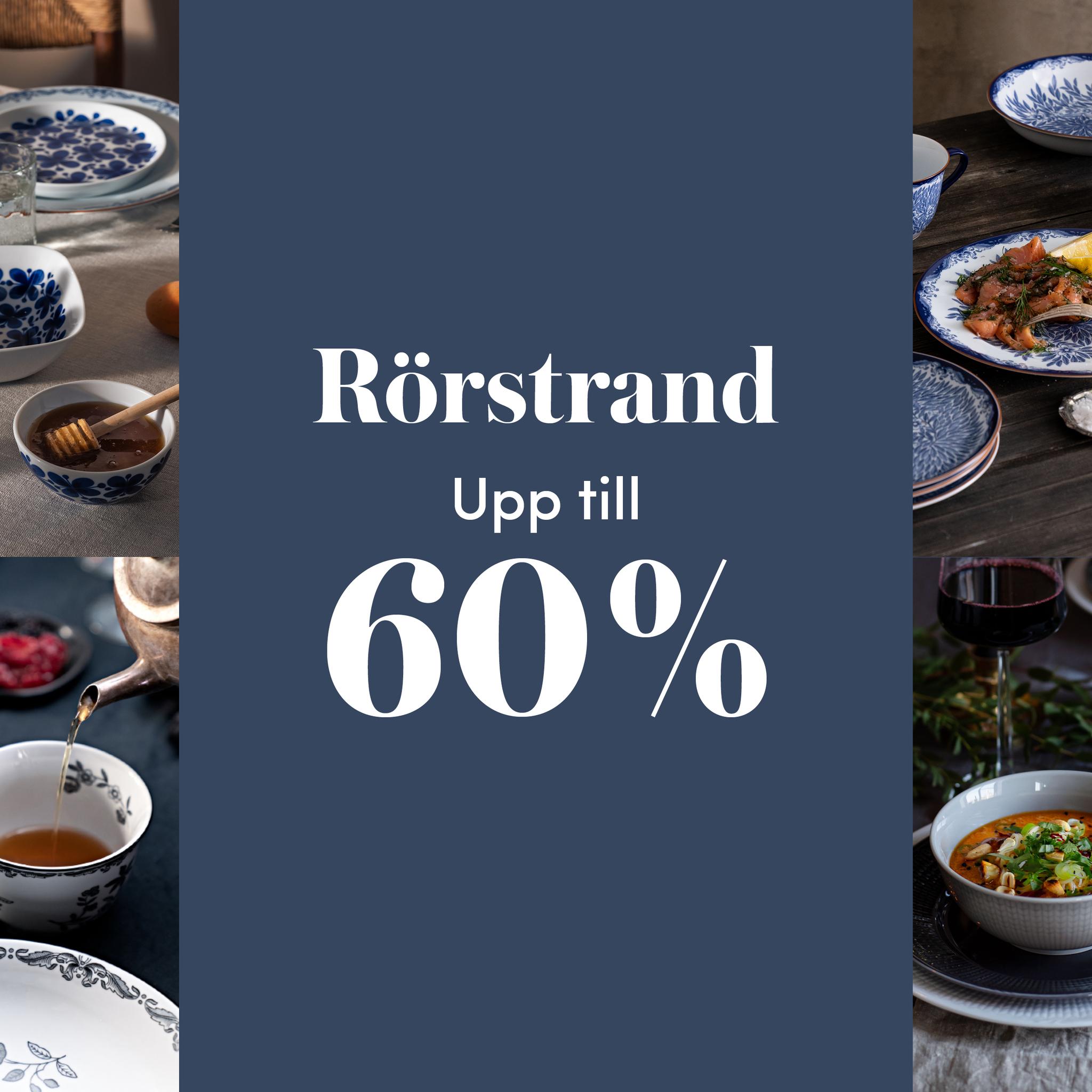 Rörstrand upp till 60%