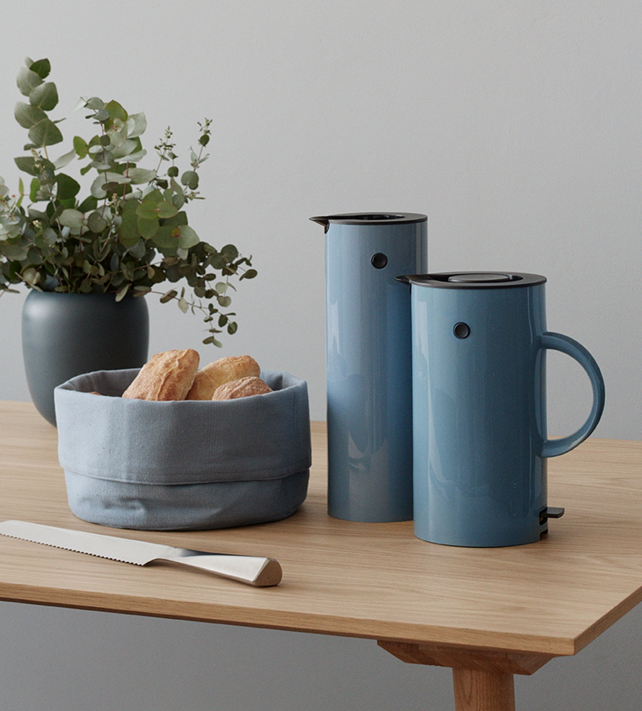 Stelton Termoskanna termos vit