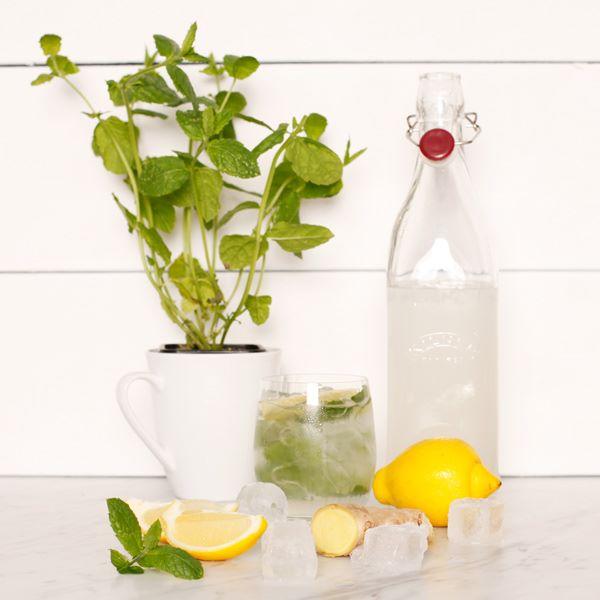 Enkel limonade med ingefær