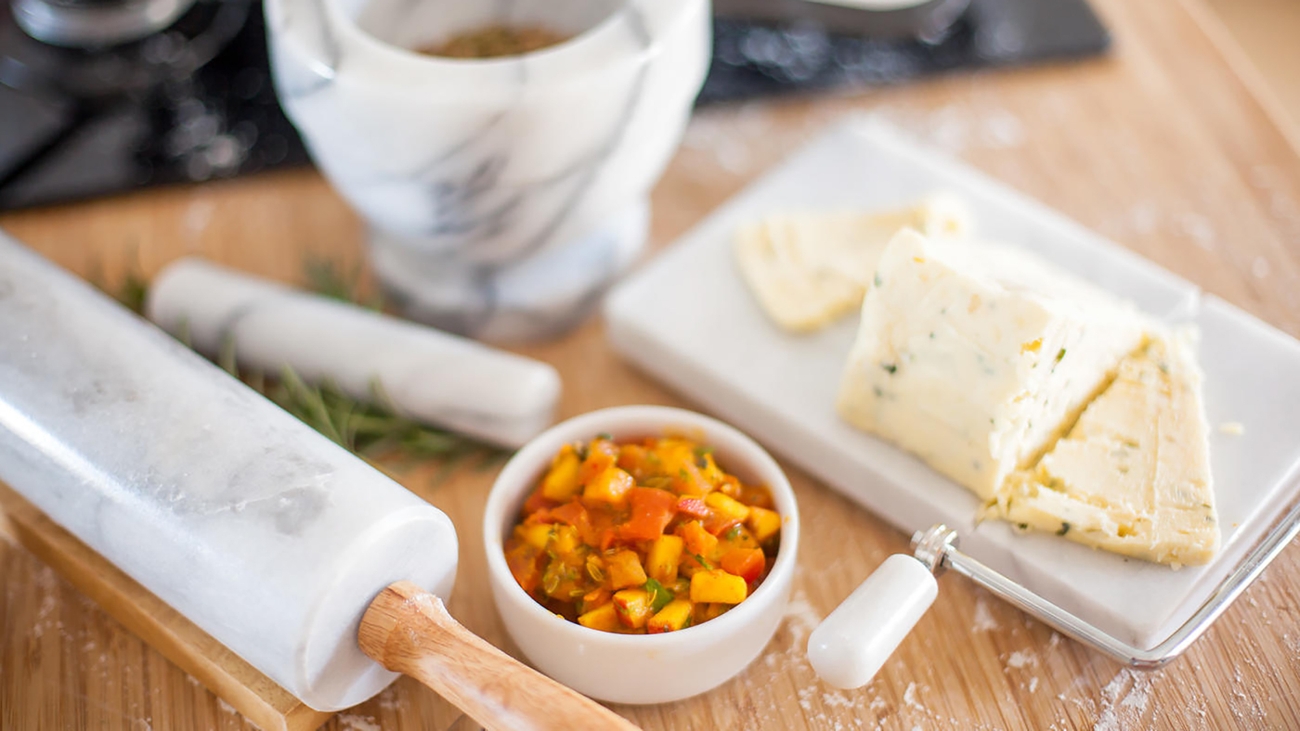 Judge kavel marmor med träskaft