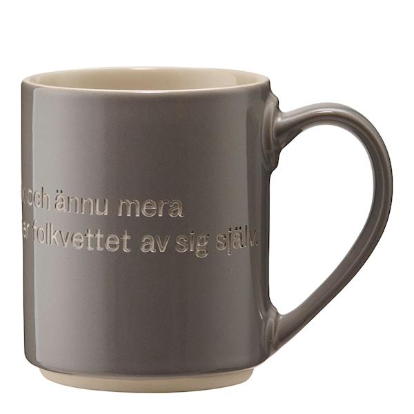 Design House Astrid Lindgren mugg kärlek citat