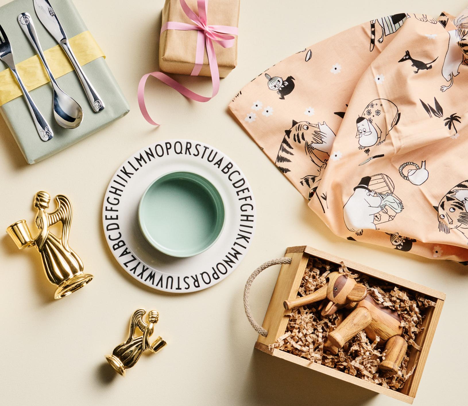 Babyshower present Kay Bojesen leksak