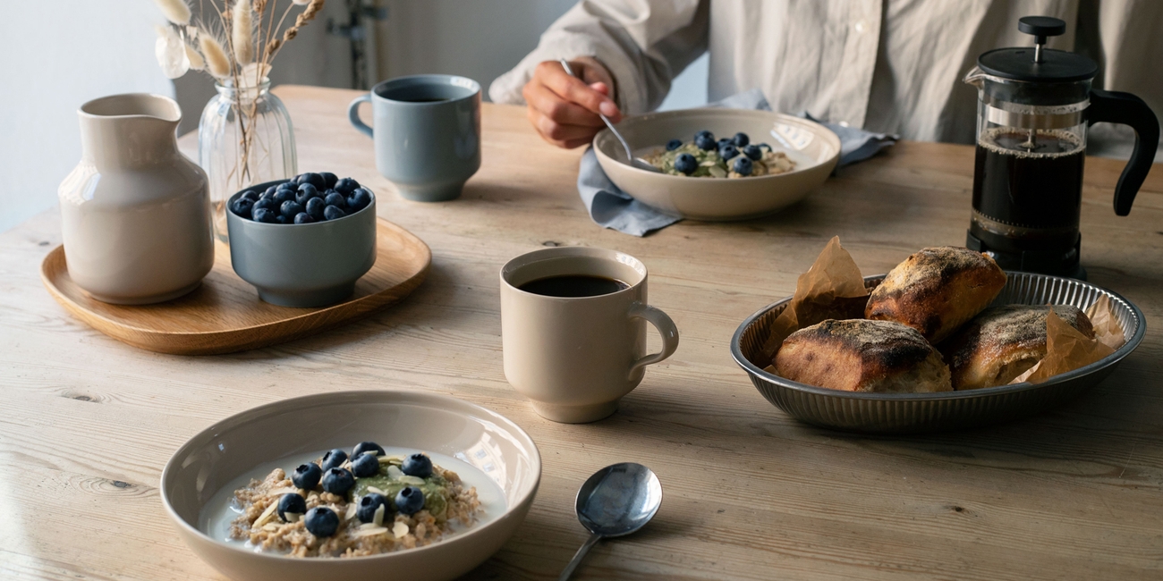 Upp till 50% på koppar & frukostskålar