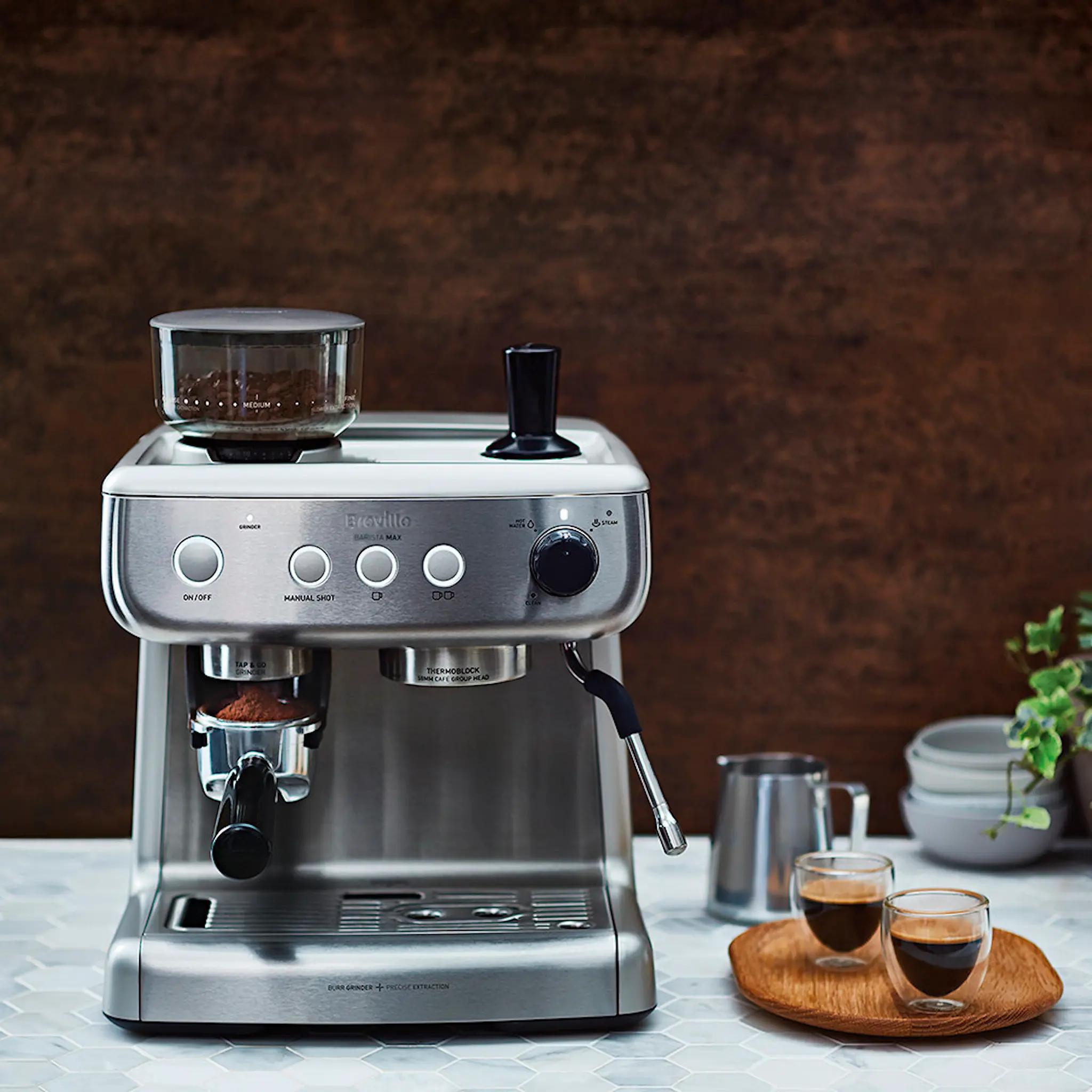 Breville Barista Espresso Max espressokone kofeiini kahvi kahvikone kahvit