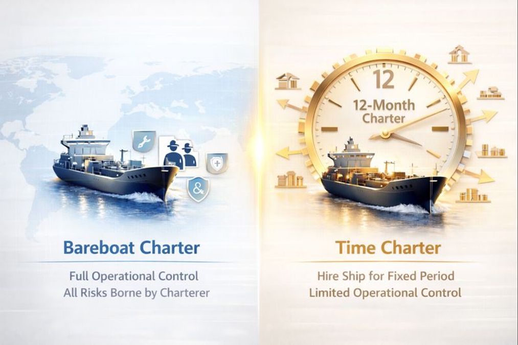 Bareboat Charter vs Time Charter: 2026 Market Trends Analysis