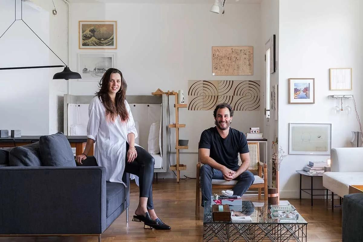 Luciana Figaro e o esposo, Fernando Forte, arquiteto da FGMF.