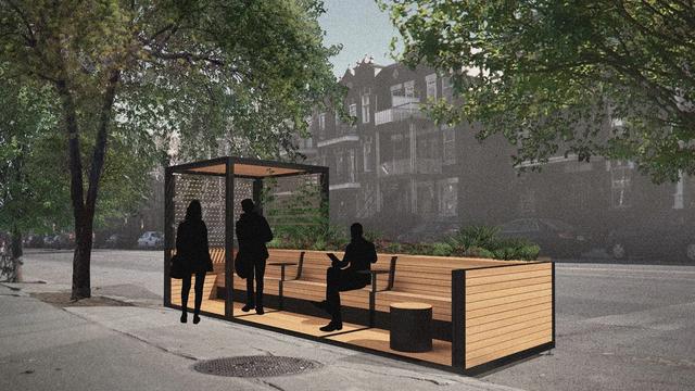 Parklets como estratégia urbana, ampliando a utilização de espaços da cidade.