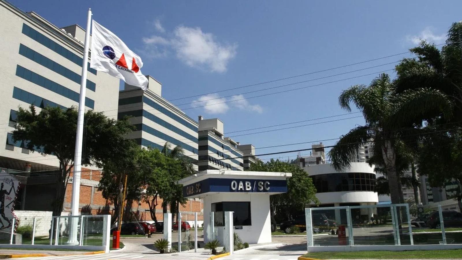Fachada da Sede da OAB em Santa Catarina.