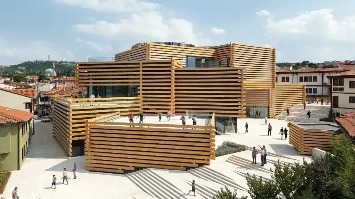 Centro Cultural Odunpazari, Turquia | Kengo Kuma