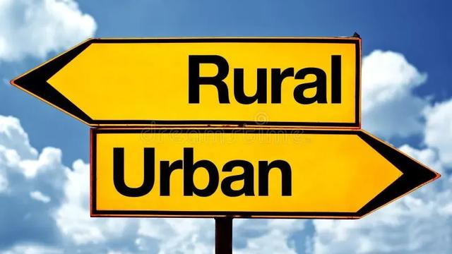 Foto de placa com diferenças entre Imóvel Urbano e Rural