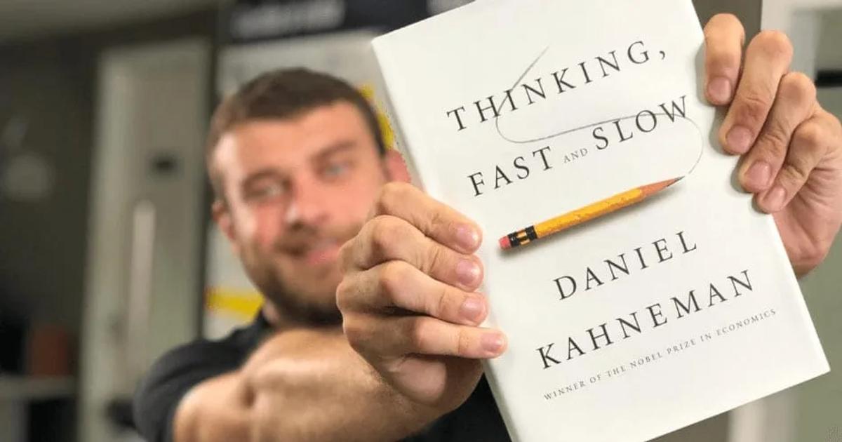 Livro "Rápido e Devagar" de Daniel Kahneman. Fonte: lermaislivros.com