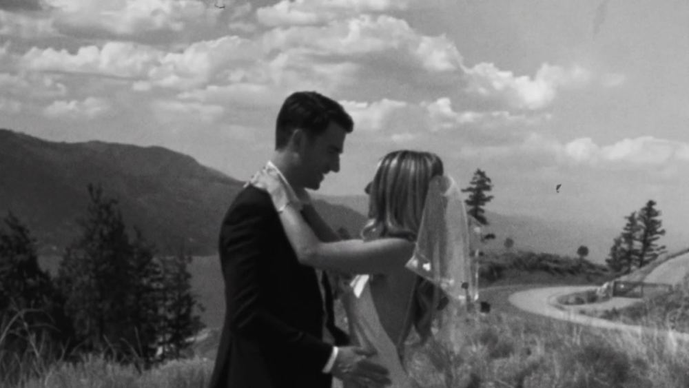 Still frame from the Annie & Alex wedding film