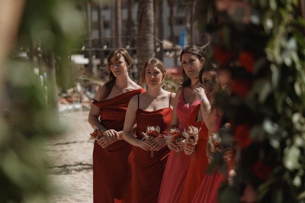Wedding ceremony detail at elegant outdoor venue