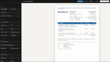 PDF - Rechnung /Angebot Erstellen DEU | ENG