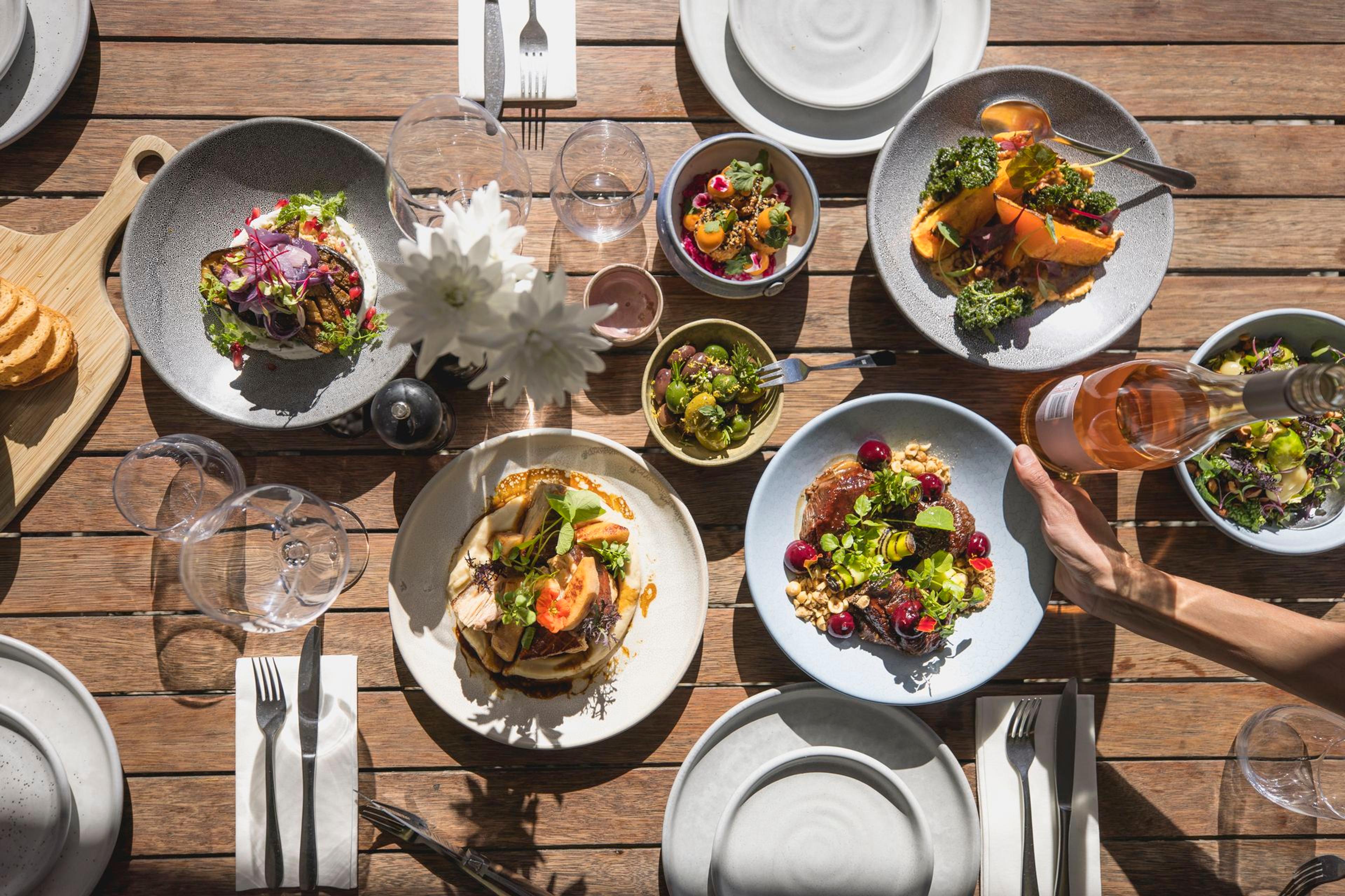Food on the table