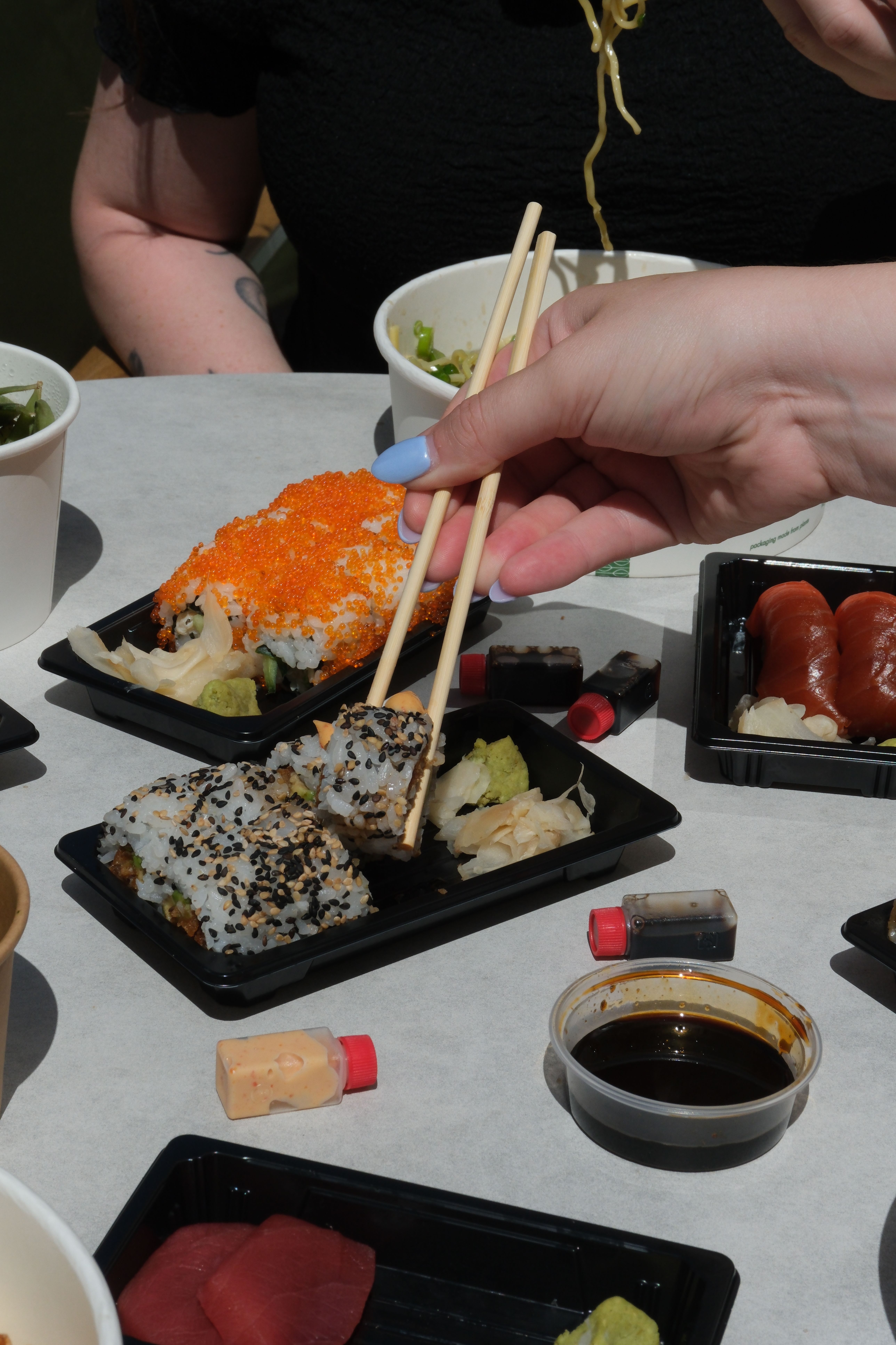 inside out sushi roll