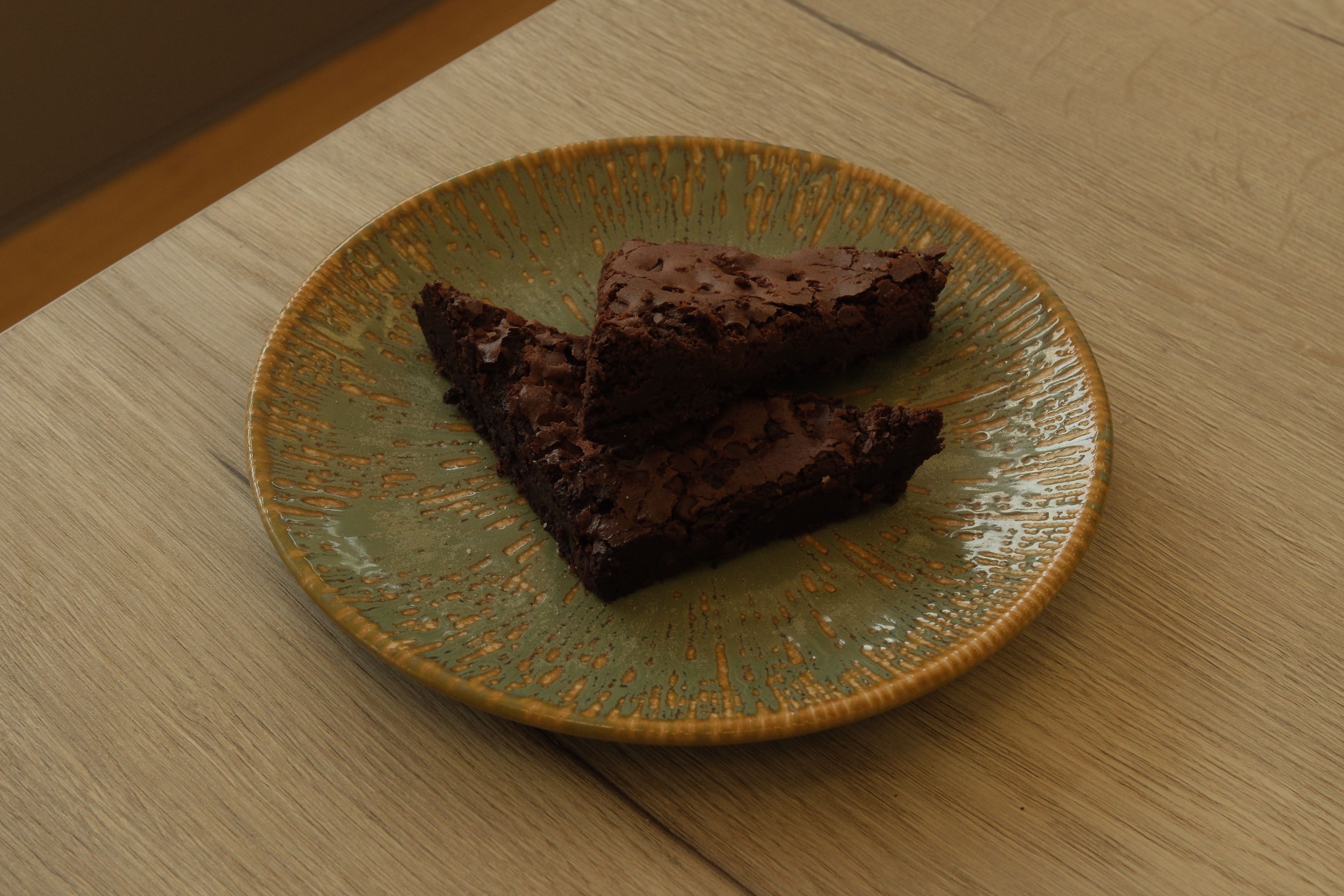 A gluten free chocolate brownie