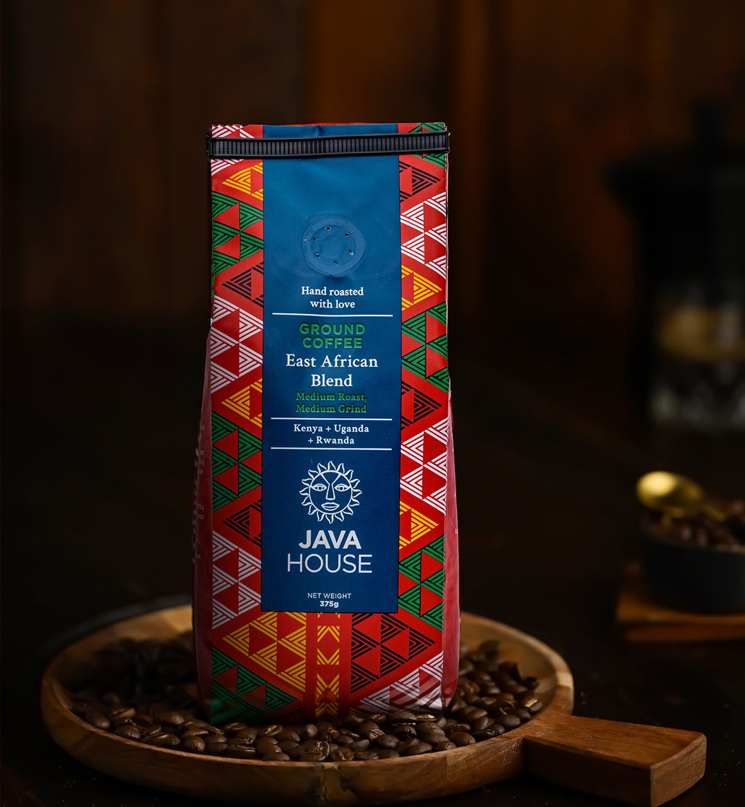 Enjoy the rich taste of Kenya’s finest coffee with Java House Kenya AA Coffee Beans – 375g . This coffee is sourced from high-altitude farms in Kenya, where the climate and volcanic soil produce some of the best coffee in the world. Kenya AA is known for its large bean size and bright, full flavor. Java House roasts these 100 percent Arabica beans to a medium roast, balancing smooth body with fruity notes and a clean finish. The result is a fresh, aromatic coffee that works well for espresso, French press, drip, or pour-over. 100 percent Arabica Kenya AA beans Medium roast for balanced flavor Notes of fruit, citrus, and a smooth finish 375g resealable bag for freshness Perfect for espresso, French press, drip, and pour-over Sourced and roasted in Kenya.