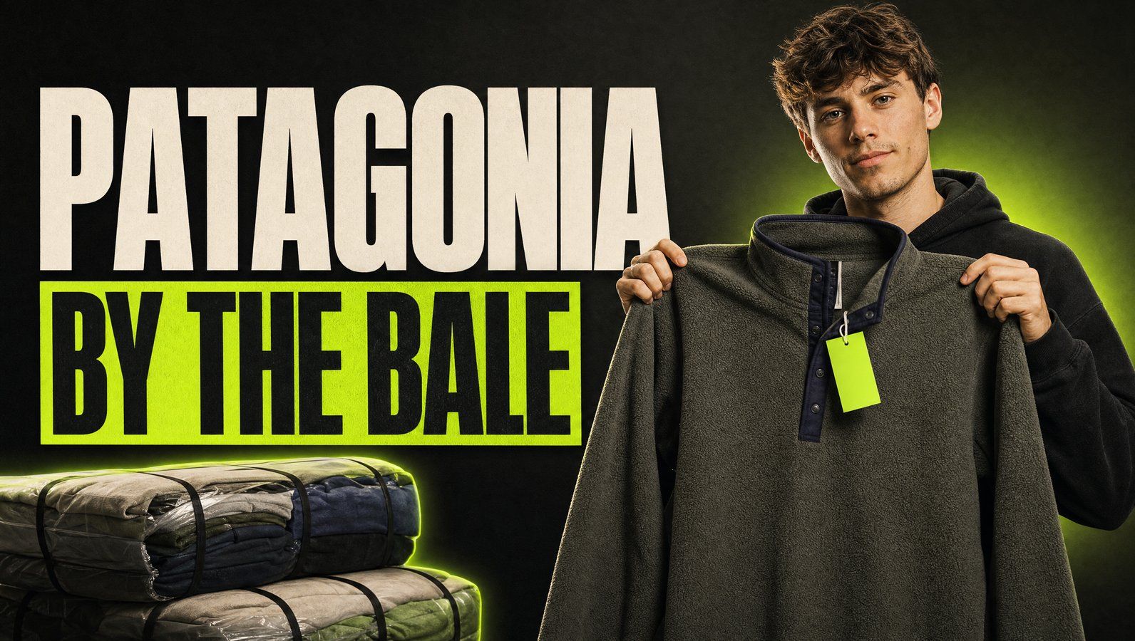 Sourcing vintage Patagonia by the bale at Excellent Vintage in Bovenkarspel
