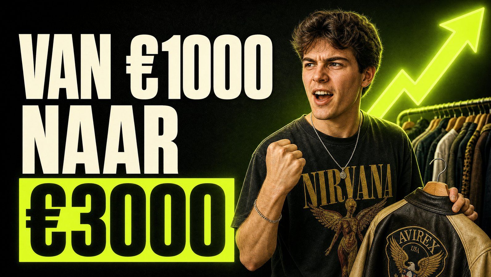 Van 1000 naar 3000 per maand