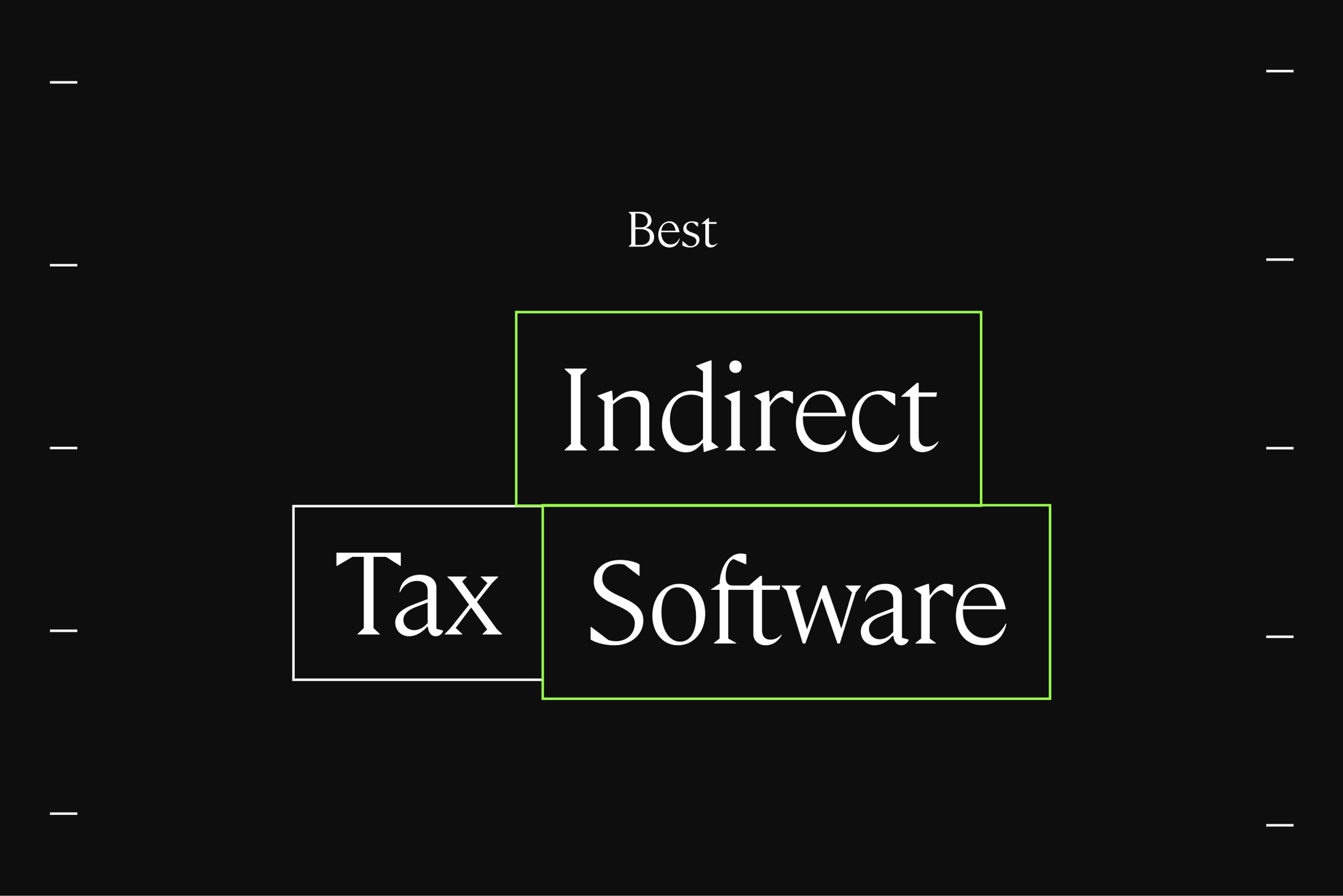 Best Indirect Tax Software