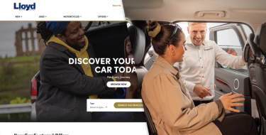 Lloyd Motoring Group web page