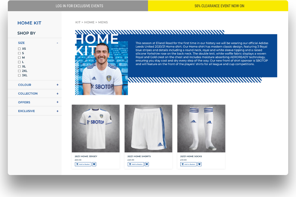Leeds United Webpage