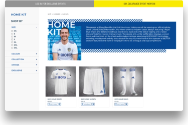 Leeds United Webpage