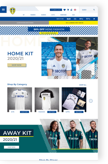Leeds United webpage 2