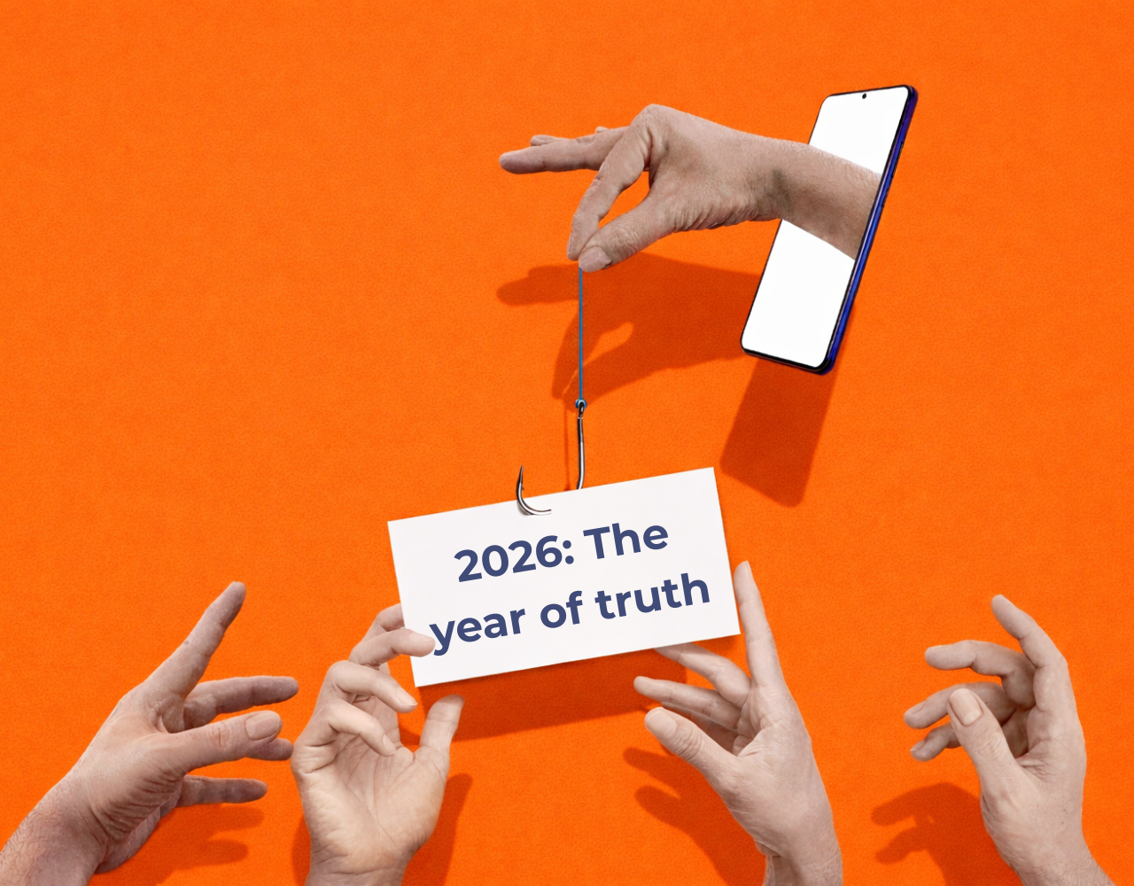 hands reaching for 2026 