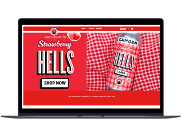 Desktop screenshot of Camden Town Brewery's homepage