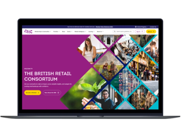 Desktop screenshot of BRC's home page