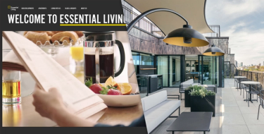 Essential living webpage