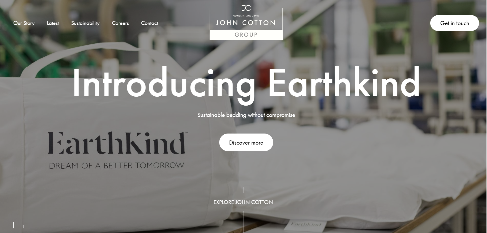 John Cotton desktop view