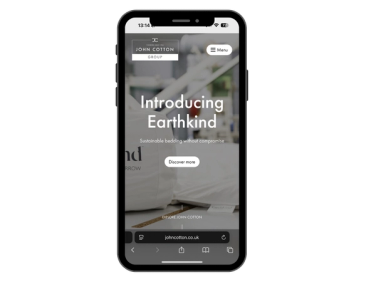 Mobile Phone screenshot of John Cotton's homepage