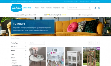Sue Ryder webpage